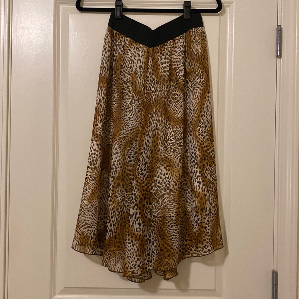 LuLaRoe skirt; size XS; leopard print